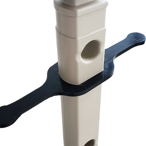 Manual assembly key for handrail surface post - Manual